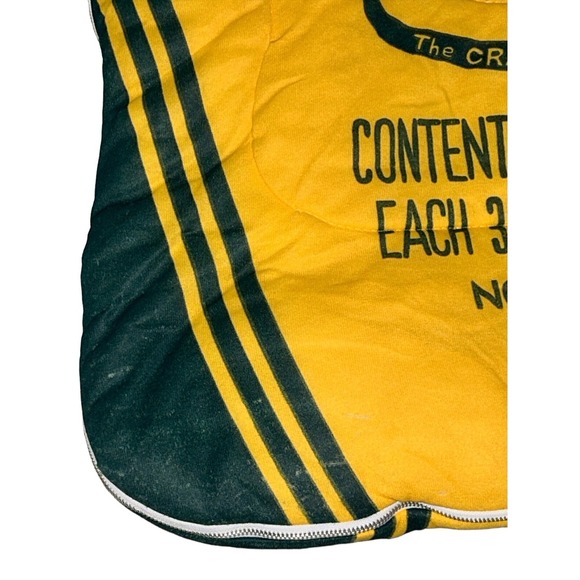 Vintage Crayola Crayons Sleeping Bag Binney & Smith Yellow Box 24 Count Design - Picture 6 of 16